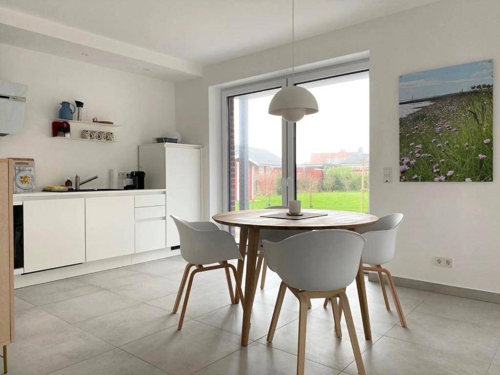 Ferienwohnung Hein Am Nordseedeich Butjadingen Buitenkant foto