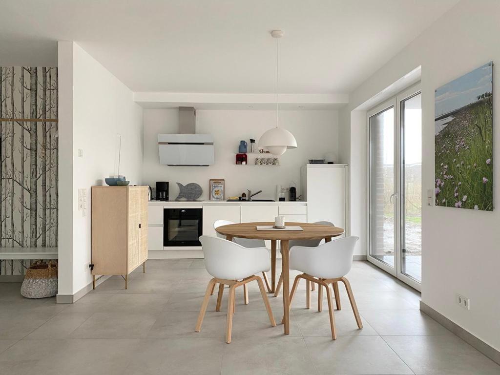 Ferienwohnung Hein Am Nordseedeich Butjadingen Buitenkant foto
