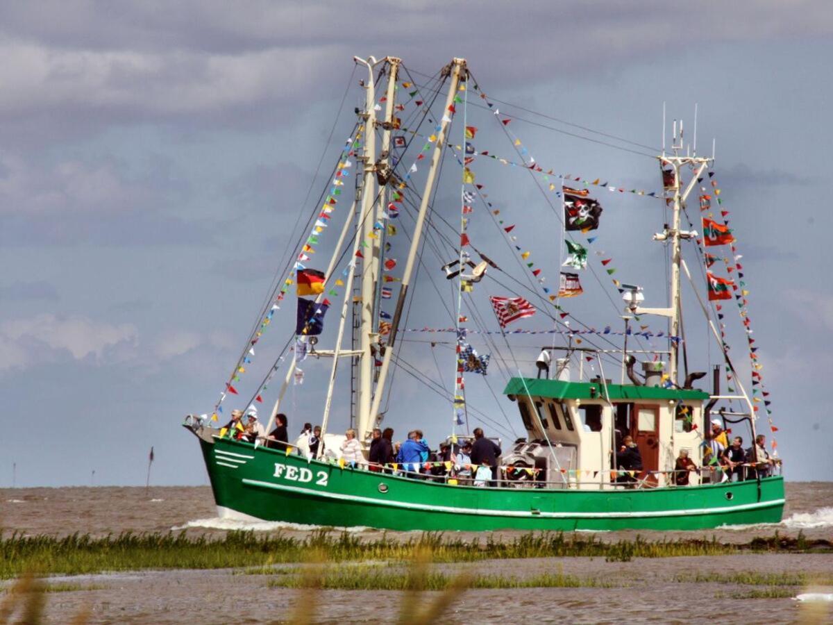 Ferienwohnung Hein Am Nordseedeich Butjadingen Buitenkant foto